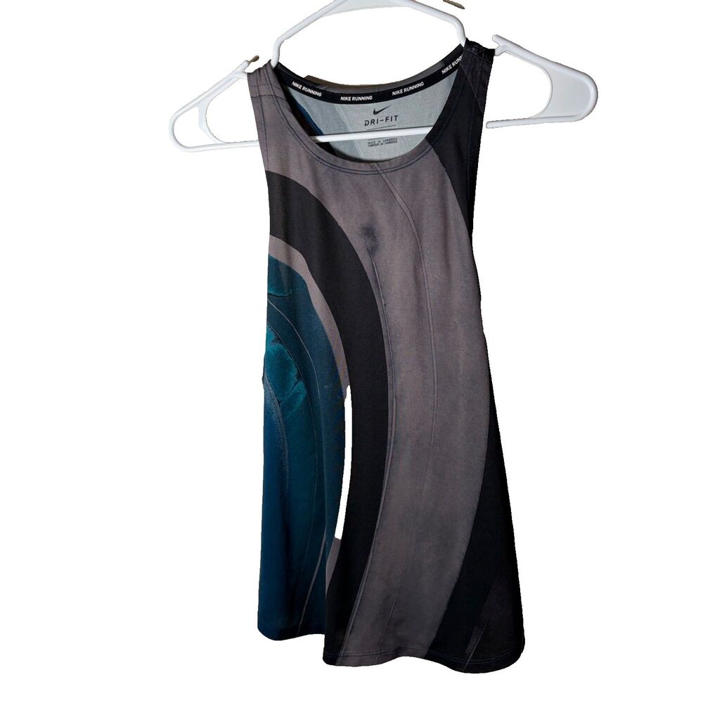 Nike Tank Top Women's Medium Running Dri-Fit Round Neck Racerback Active